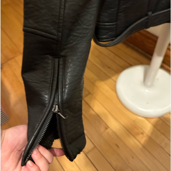 VEGAN JACKET JKT BRAND IN BLACK SIZE LARGE - Picture 5 of 7